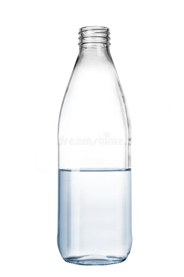 Water inside a bottle