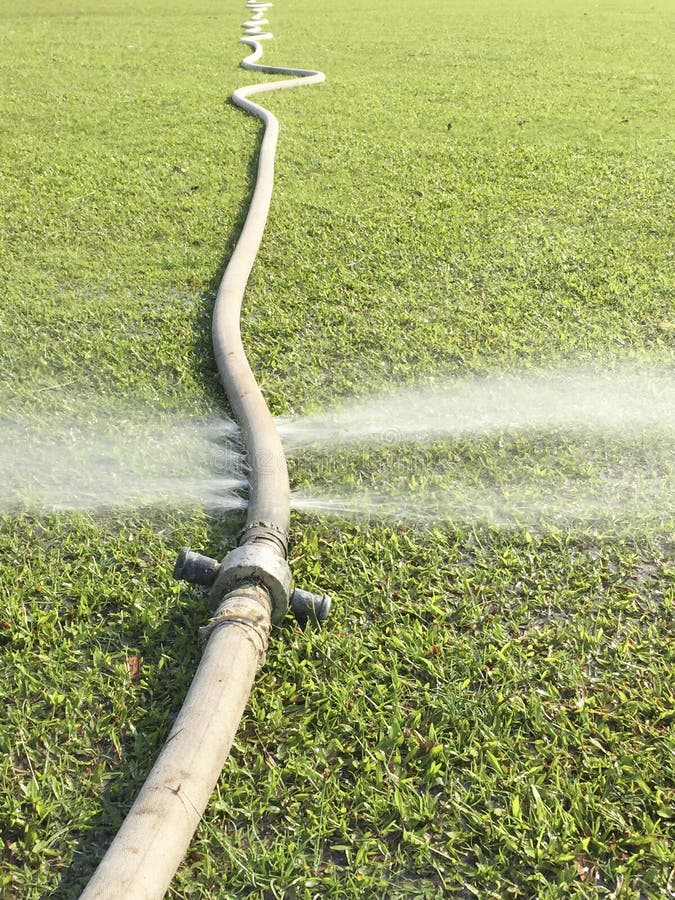 Water Leaking from Hole in a Hose Stock Image Image of conservation