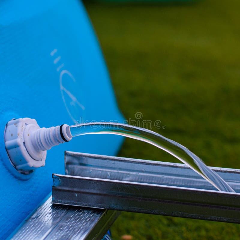 Water is Leaking from the Pool Stock Photo Image of leaking, water