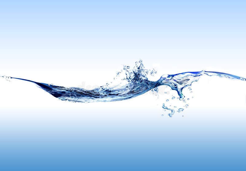 Water met bellen vector illustratie Water met bellen vector illustratie