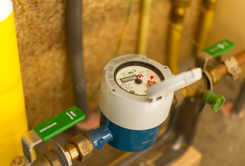 Water meter royalty free stock photo Water meter royalty free stock photo
