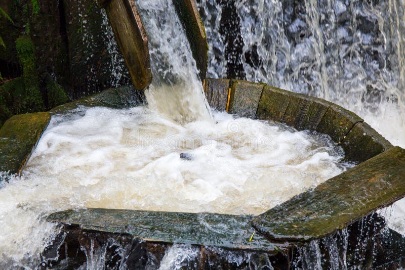 Water mill with carpet washing. stock photography Water mill with carpet washing. stock photography
