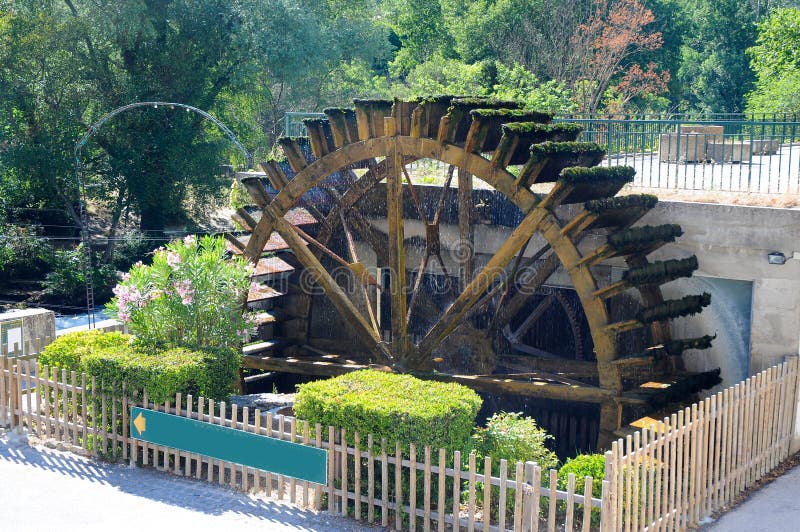 Water mill in Fontaine de Vaucluse, Provence