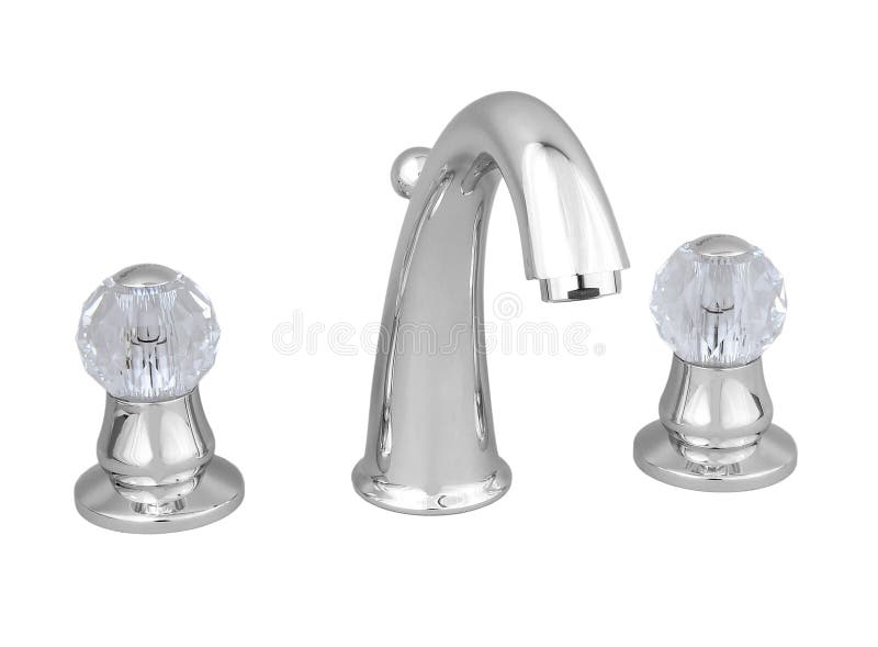 Water mixer for bathroom stock image. Image of bath, isolated 84487057