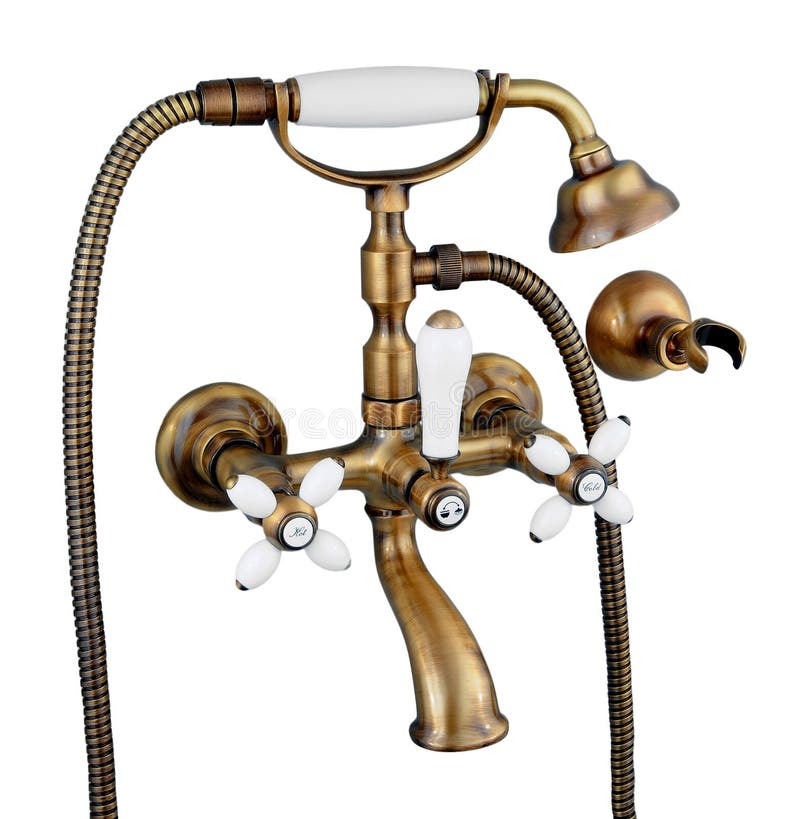 Water mixer for bathroom stock photo. Image of chrome 84499882