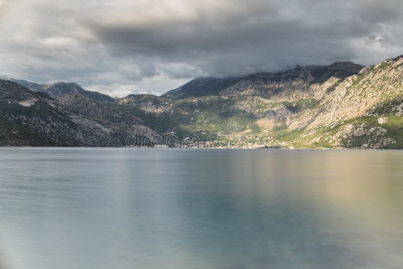Water and mountains. stock image. Image of landscape - 60993103