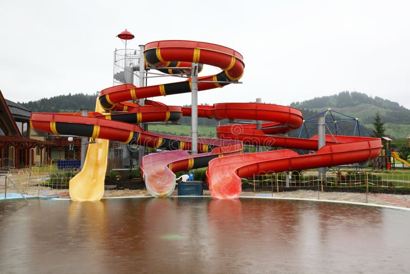 Aquapark Bešeňová pri Ružomberku. okres Žilina. Slovensko