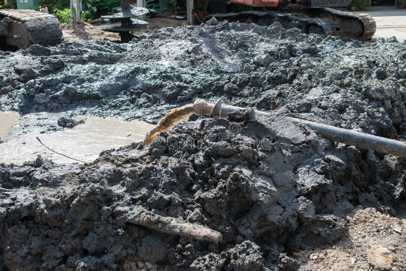 The Water Pipe, Construction Site Stock Photo Image of excavation