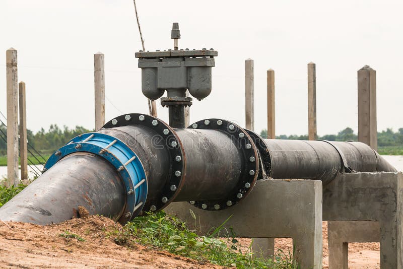 Water pipe pump stock image. Image of tower, mountain 78260207