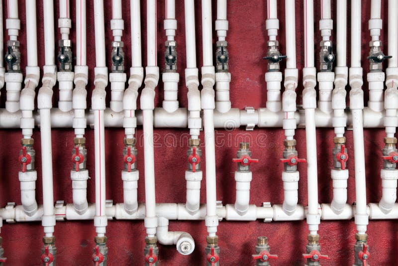 Water pipes stock photo. Image of construction, sewer 17957414