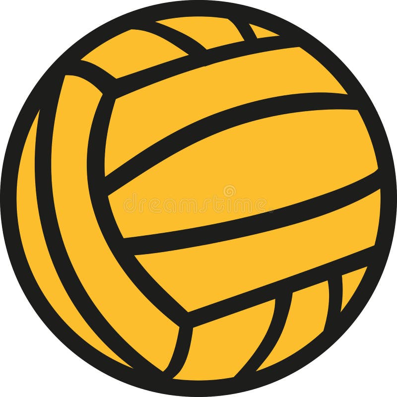 Water Polo Ball Two Colors Water Polo Ball Two Colors Vector 106173757 