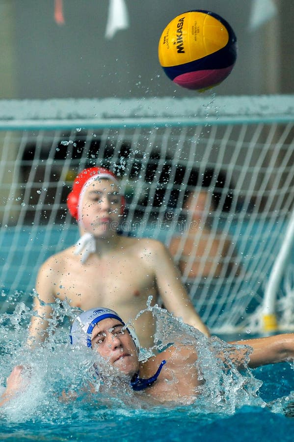 Water Polo Game Competitors during Ukrainian Open Championship