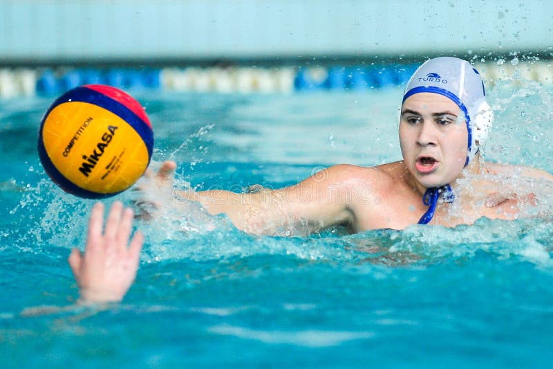 Water Polo Game Competitors during Ukrainian Open Championship