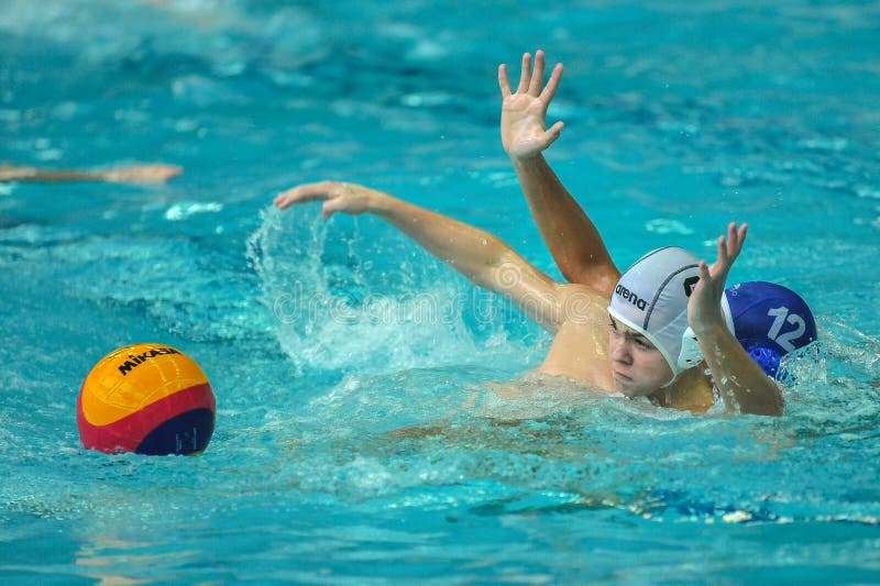 Water Polo Game Competitors during Ukrainian Open Championship