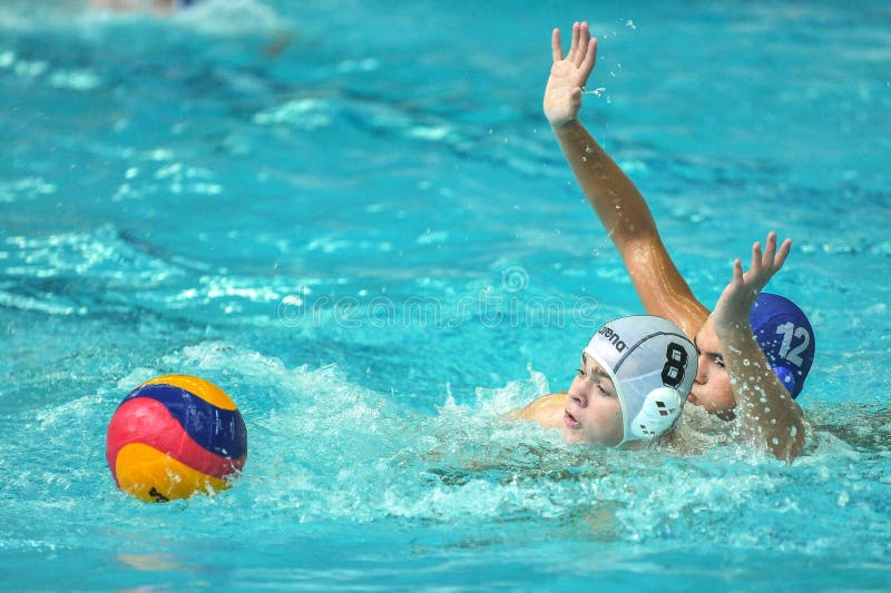 Water Polo Game Competitors during Ukrainian Open Championship