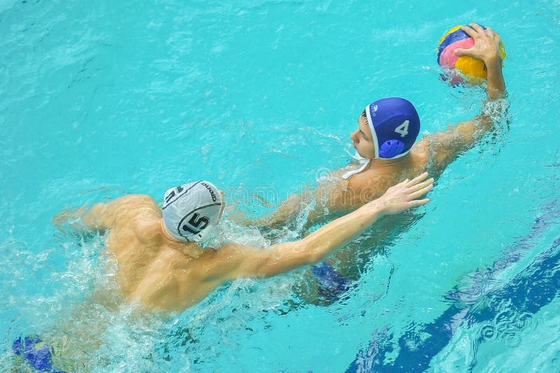 Water Polo Game Competitors during Ukrainian Open Championship