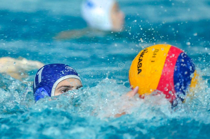 Water Polo Game Competitors during Ukrainian Open Championship
