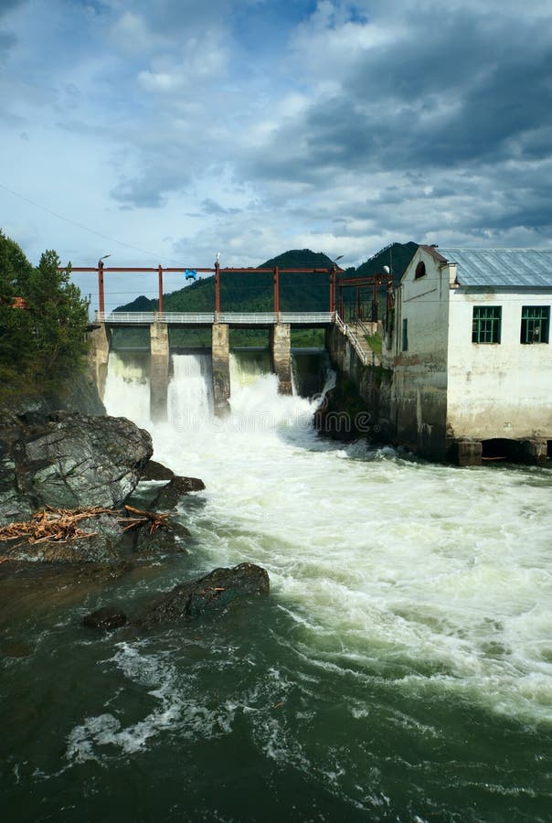 Chemal Hydroelectric Power Plant Stock Image Image of power, altay