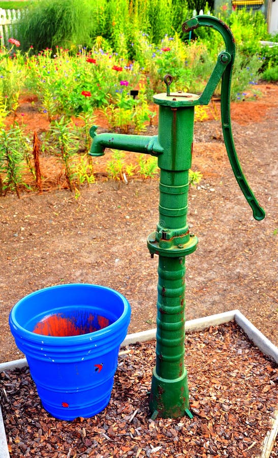 Water pump stock photo. Image of pump, area, cottage 21063470