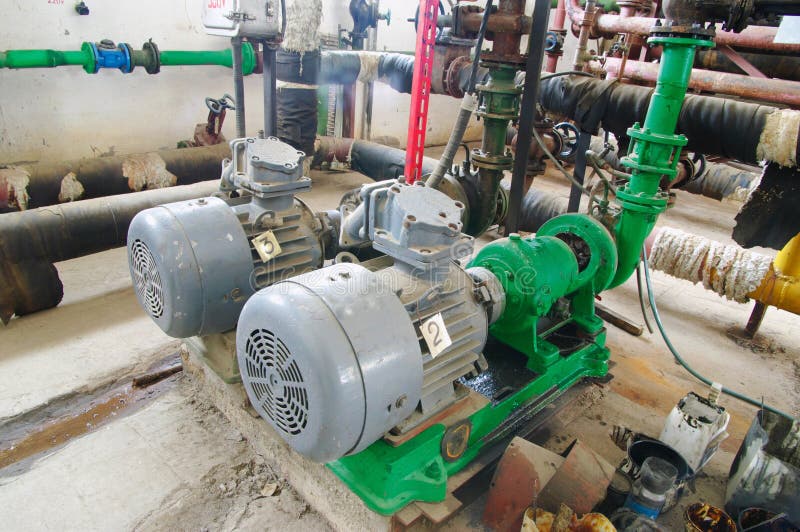 Water pumping station stock photos