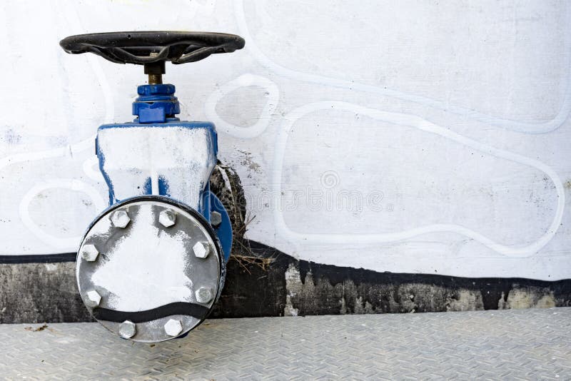 Water pump in the wall stock image. Image of plumbing 146213125