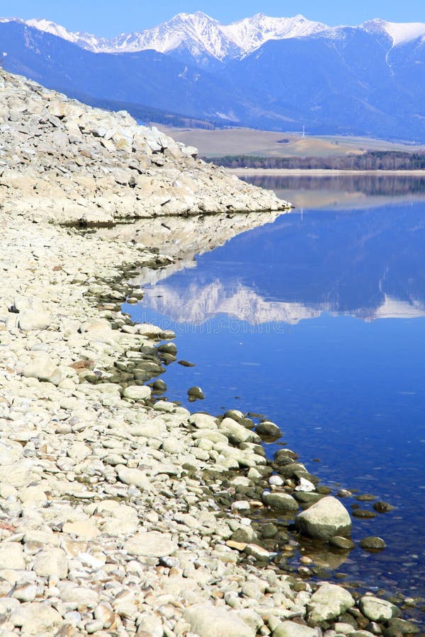 Water reflection at Liptovska Mara, Slovakia