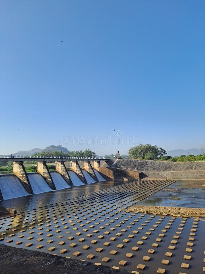 Water Retaining Dam for Irrigation Stock Photo Image of water