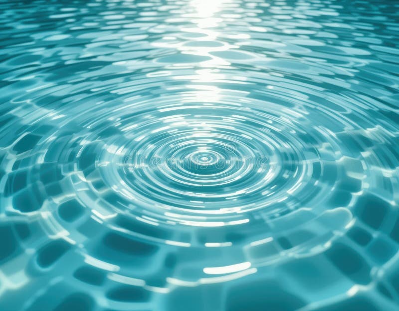 Water Ripples Abstract Background royalty free illustration
