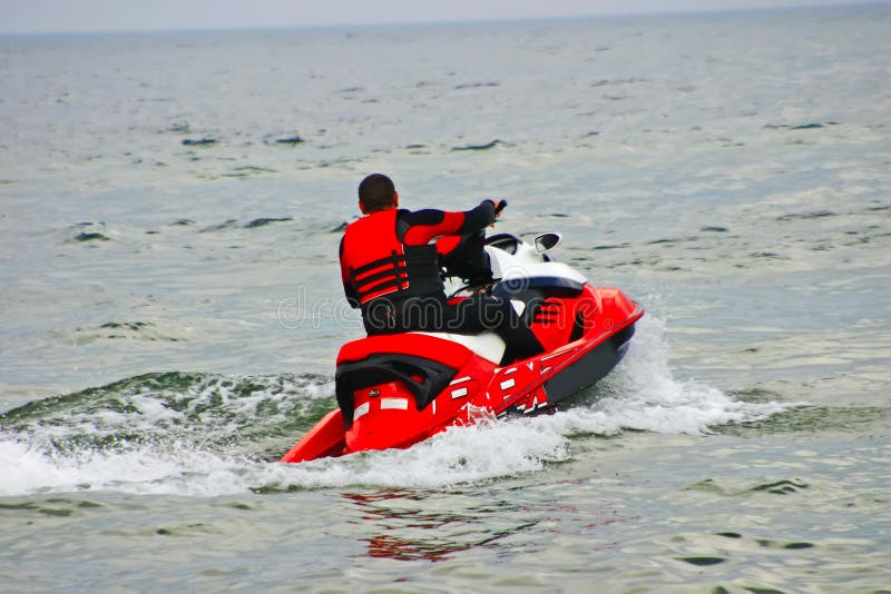 Water scooter stock image. Image of relax, competition 9503053