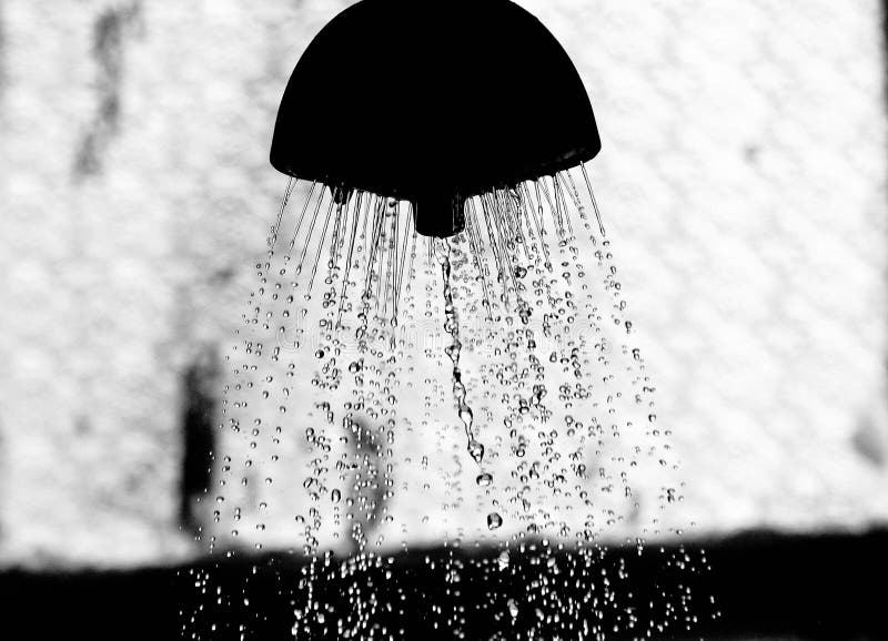 Water shower stock photo. Image of dark, water, hope 67654942