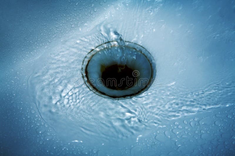 Water in a sink