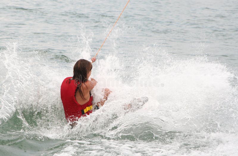 Water skier 2 royalty free stock photography Water skier 2 royalty free stock photography