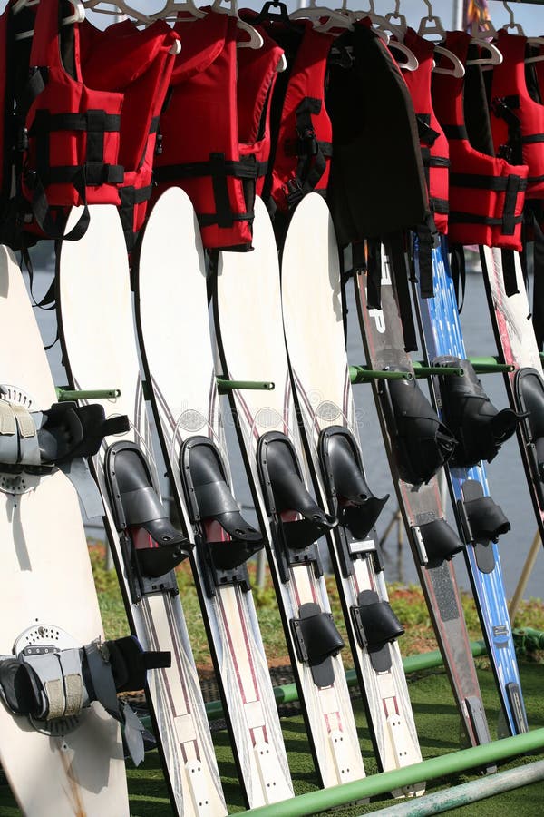 Waterskiing equipment stock image. Image of watersports 372793