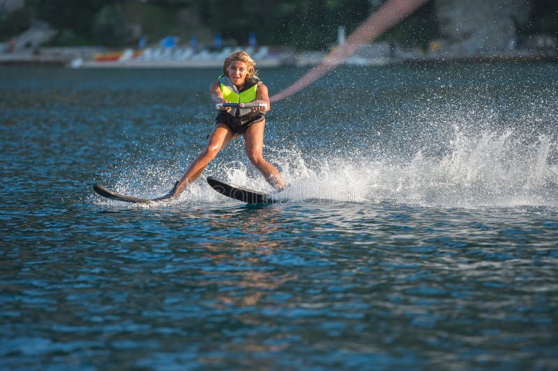 Water skiing stock photo. Image of water, delight, speed 44057018