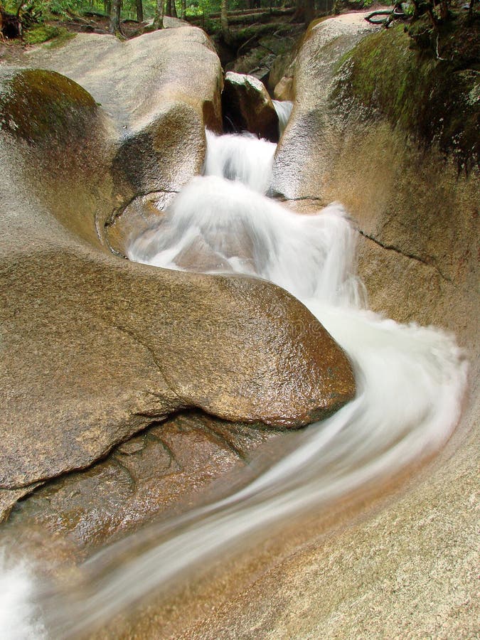 Water on Smooth Rocks