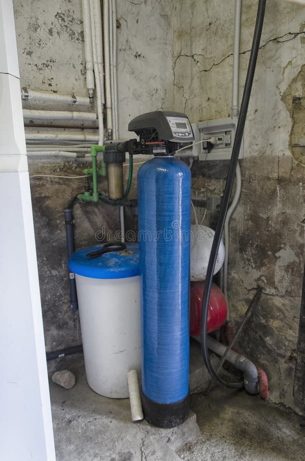 Water softener and other components royalty free stock photo