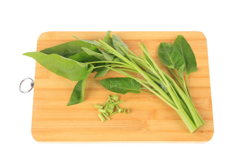 Water spinach stock image. Image of cooking, asian, spinach - 14264895