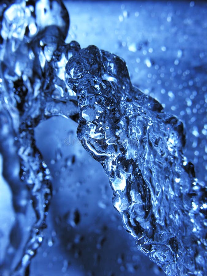 Water splash. Caught in motion Water splash. Caught in motion