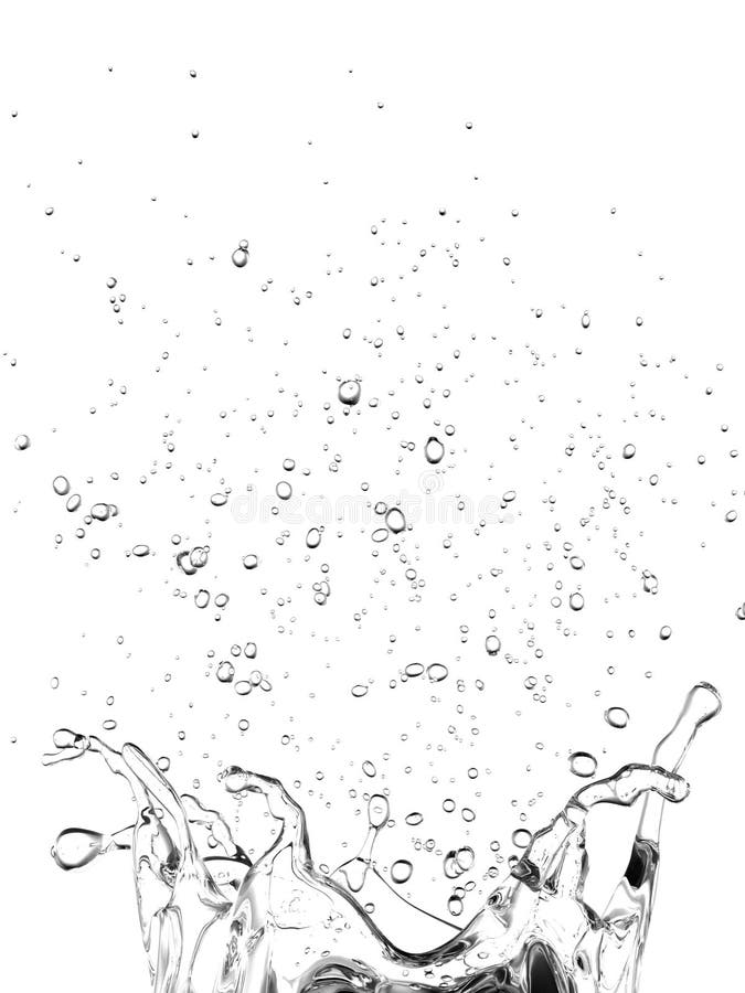Water splash clear stock illustration Water splash clear stock illustration