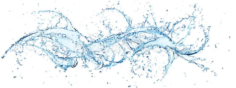 Water Splash In Horizontal Swirling royalty free stock image Water Splash In Horizontal Swirling royalty free stock image