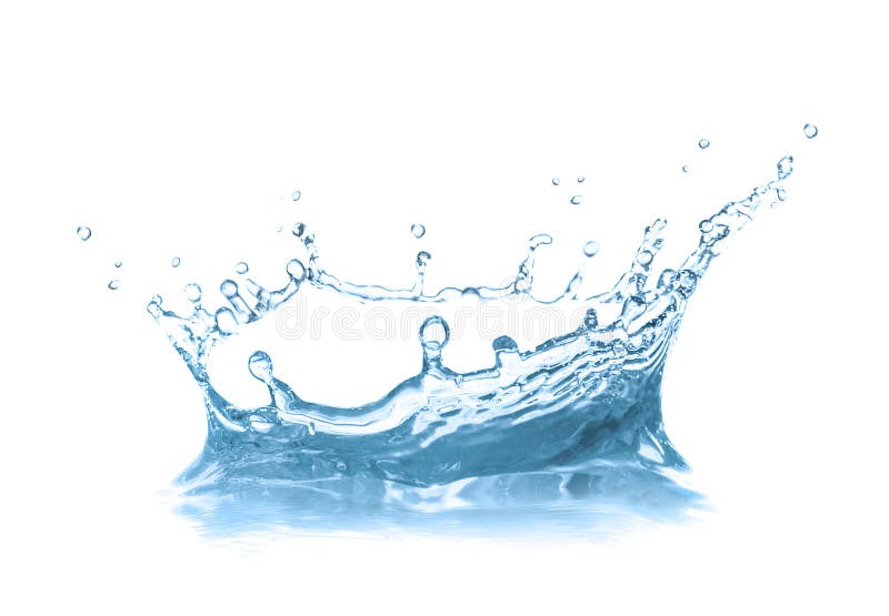 Water splash like crown. royalty free stock photos