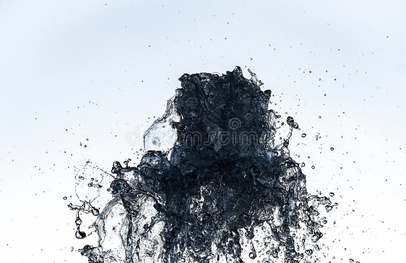 Water splash macro photo motion color move abstract background royalty free stock photo