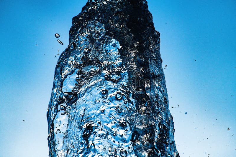 Water splash macro photo motion color move abstract background stock photography