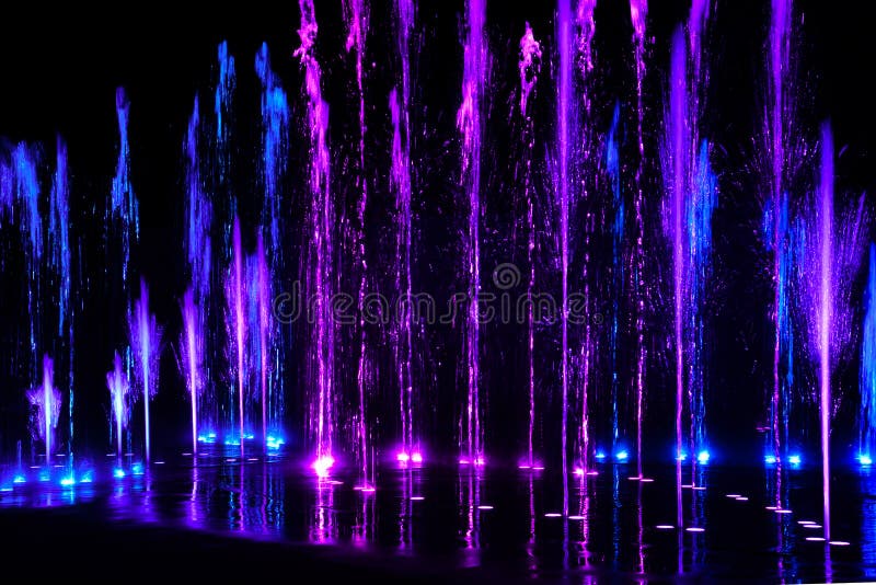 Water splash - neon color stock image. Image of water - 108105275