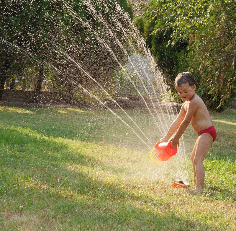 Water sprinkler fun