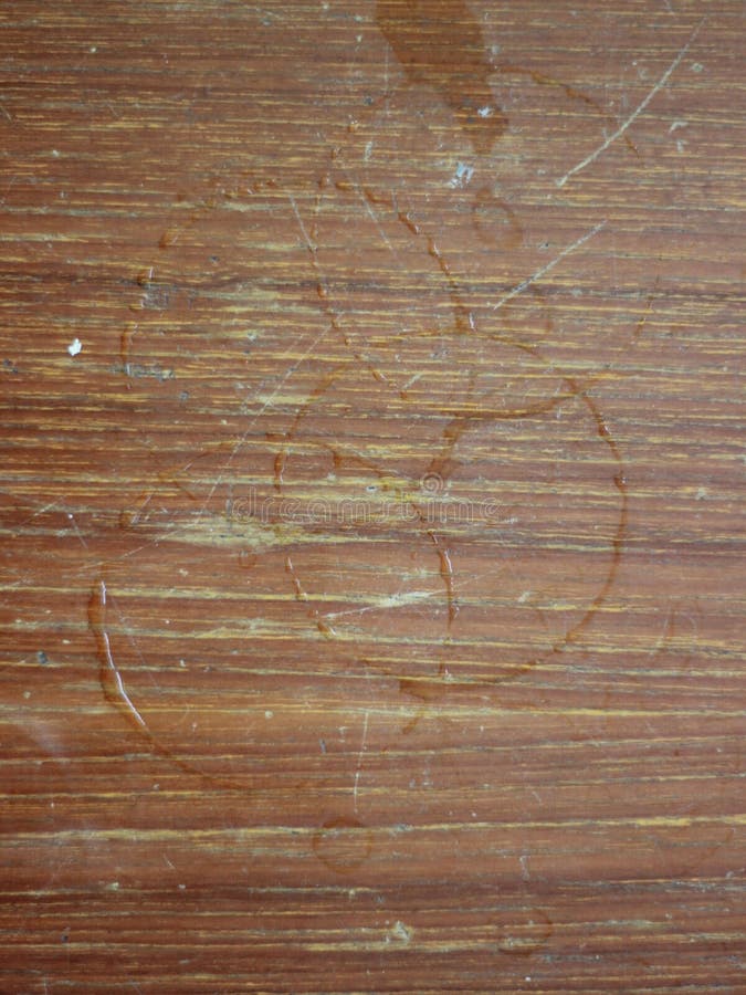 Water Stains on the Wooden Table Stock Image Image of pattern