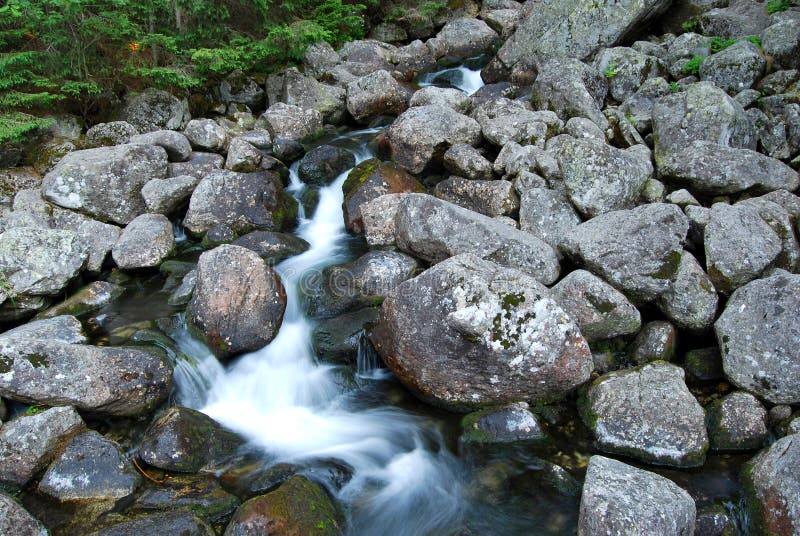 Water Stream in Mountains