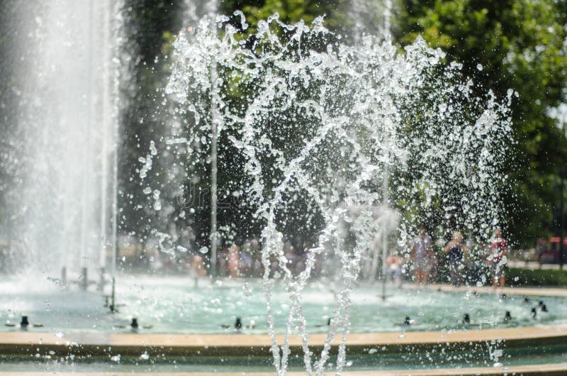 Water stream splashing royalty free stock photo Water stream splashing royalty free stock photo
