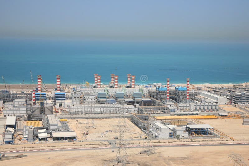 Water Supply Plant of Dubai Stock Image Image of conservation, desert