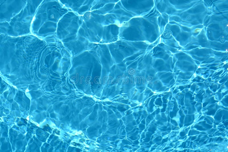 Water surface with a blue ripples